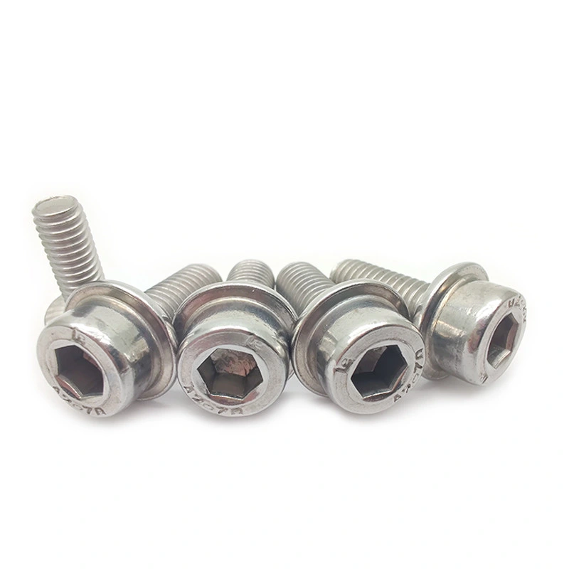 12.9 Grade DIN251 Titanium Round Socket Head Head Cap Screw Hex Flange Allen Bolt