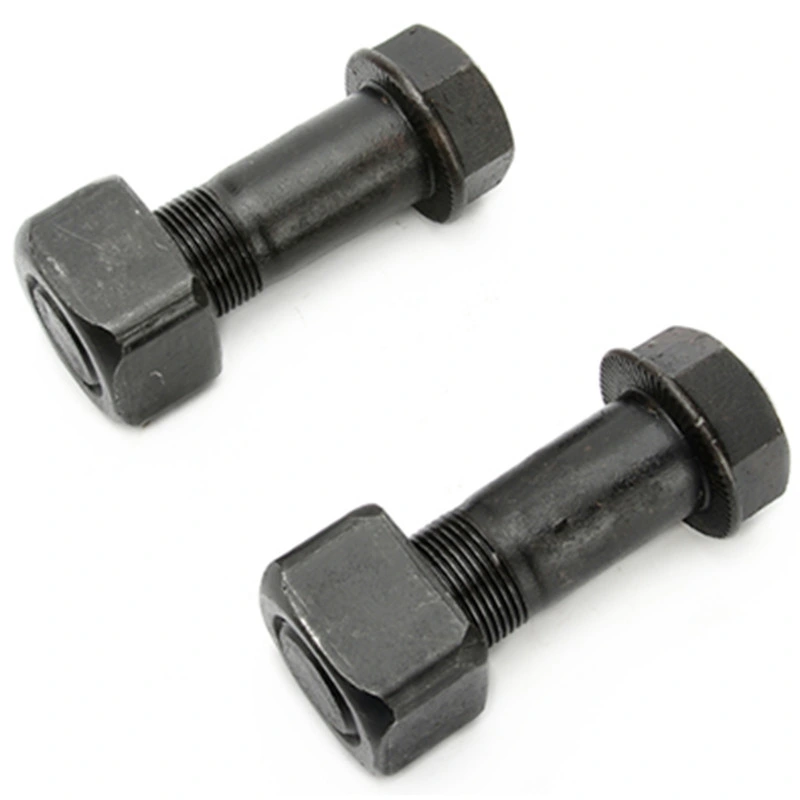 High Tensile 12.9 Grade Carbon Steel Hexagon Head Track Bolts and Nuts, Track Shoe Bolts