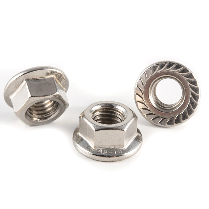 High Strength Titanium Hexagon Flange Nuts M12/M16/M18/M20 Nuts