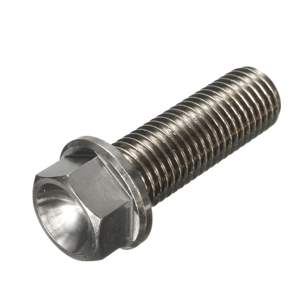 CNC Milling Custom Titanium Ti Hex Head Flange Bolt